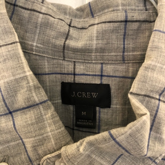 Jcrew Casual dress shirt - grey M - Picture 2 of 2